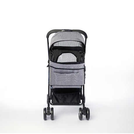 PaWz Large Pet Stroller Dog Cat Travel Grey-1954802606580830209
