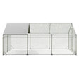 Pawz 600x300x194cm Large Metal Walk-in Chicken Coop Cage-1954802467329937409