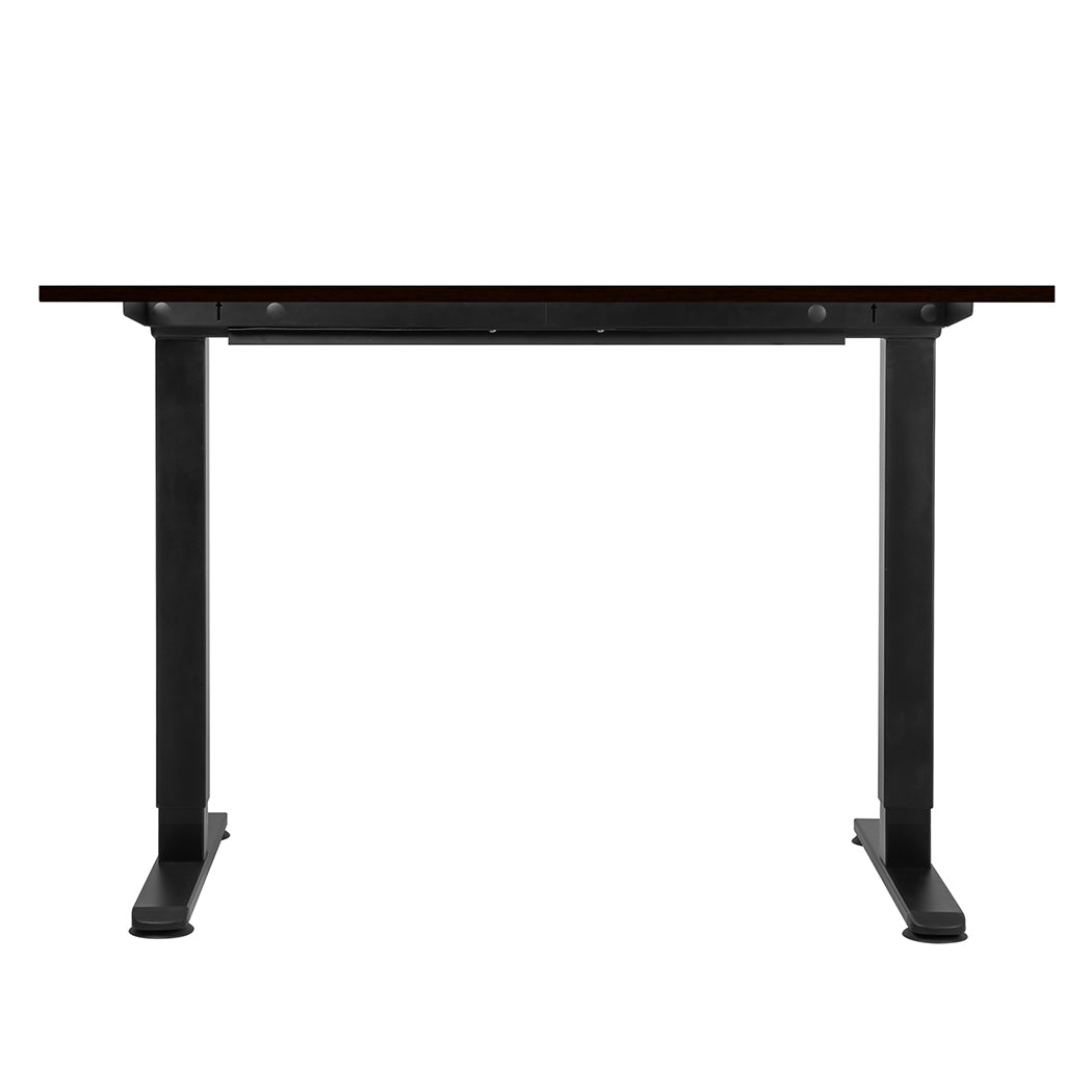 Levede Motorised Standing Desk Adjustable 140cm Walnut 1000x 1MM-2006733292715511809