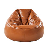 Marlow Bean Bag Chair Cover PU Couch Tan-2006733313246629889
