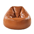 Marlow Bean Bag Chair Cover PU Couch Tan-2006733313246629889