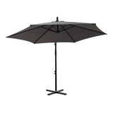 Mountview 3M Outdoor Umbrella Cantilever Grey Without Base-2018816876225892353