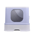 PaWz Cat Litter Box Fully Enclosed Toilet Purple-2018816757032161281