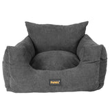 PaWz Pet Car Booster Seat Dog Protector M Grey Medium-2006732991241523201