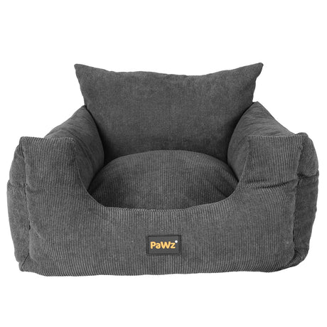 PaWz Pet Car Booster Seat Dog Protector M Grey Medium-2006732991241523201
