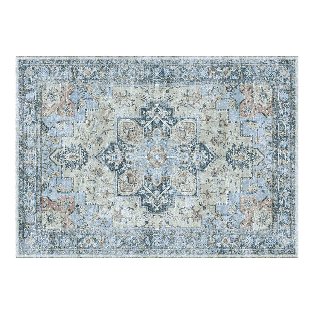 Marlow Floor Rug Vintage Polyester Washable Area Rugs-2011971110949752833