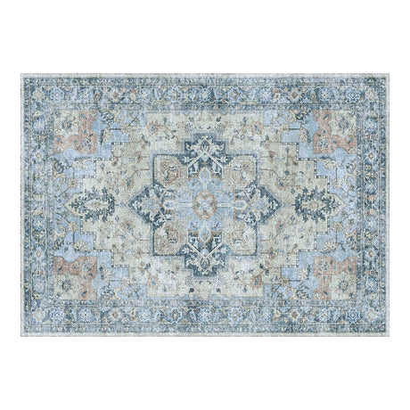 Marlow Floor Rug Vintage Polyester Washable Area Rugs-2011971110949752833
