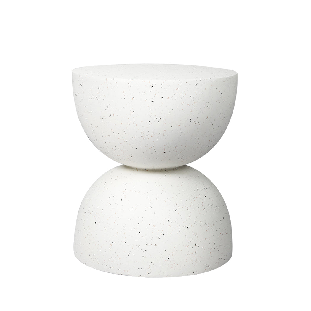 Levede Side Table Terrazzo Coffee Tables Beige-2018816896694095873