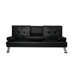 Levede Sofa Bed Adjustable Recliner Black-2006733286516330497