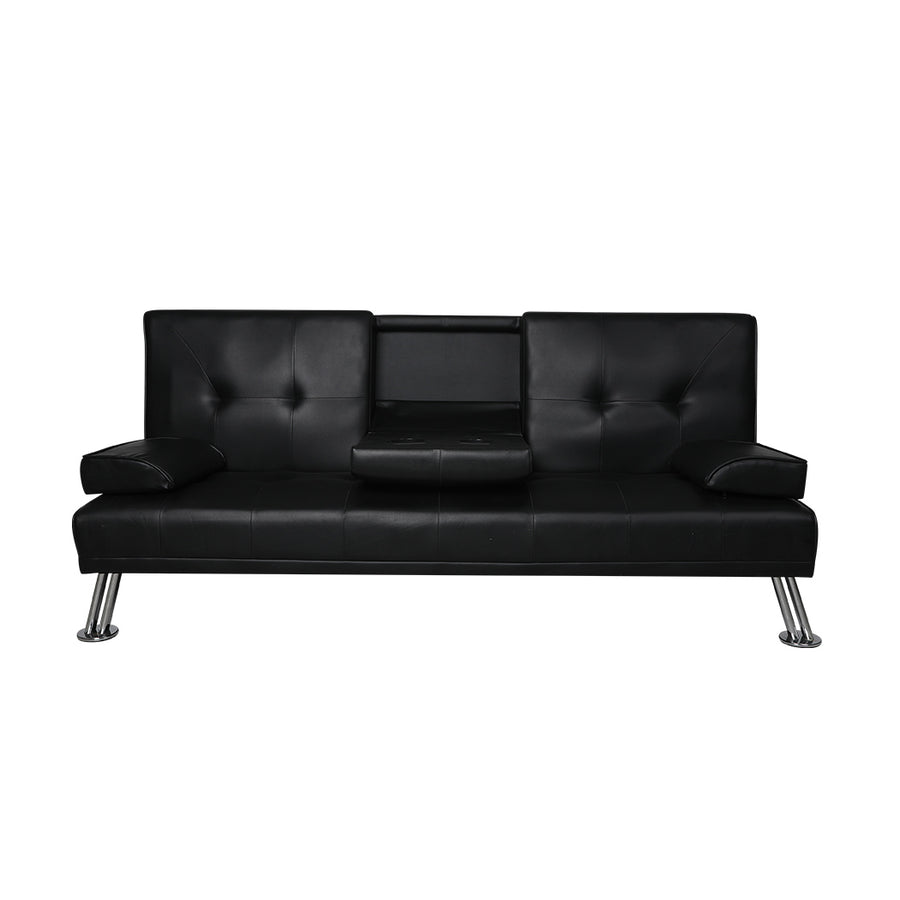 Levede Sofa Bed Adjustable Recliner Black-2006733286516330497