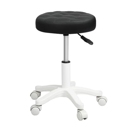 Levede 2x Rolling Bar Stool Swivel Salon SPA Chair Black-2018816822190673921