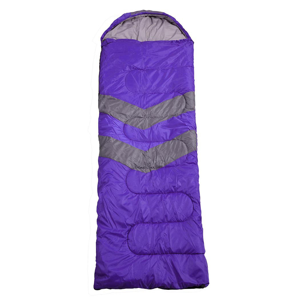 Mountview Single Sleeping Bag Bags Outdoor Purple-1954802651778650113