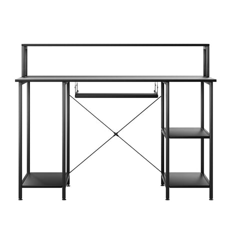 Levede Office Gaming Computer Desk Black-2006732839537741825