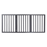 Wooden Pet Gate Dog Fence Retractable Grey 2000x 3MM