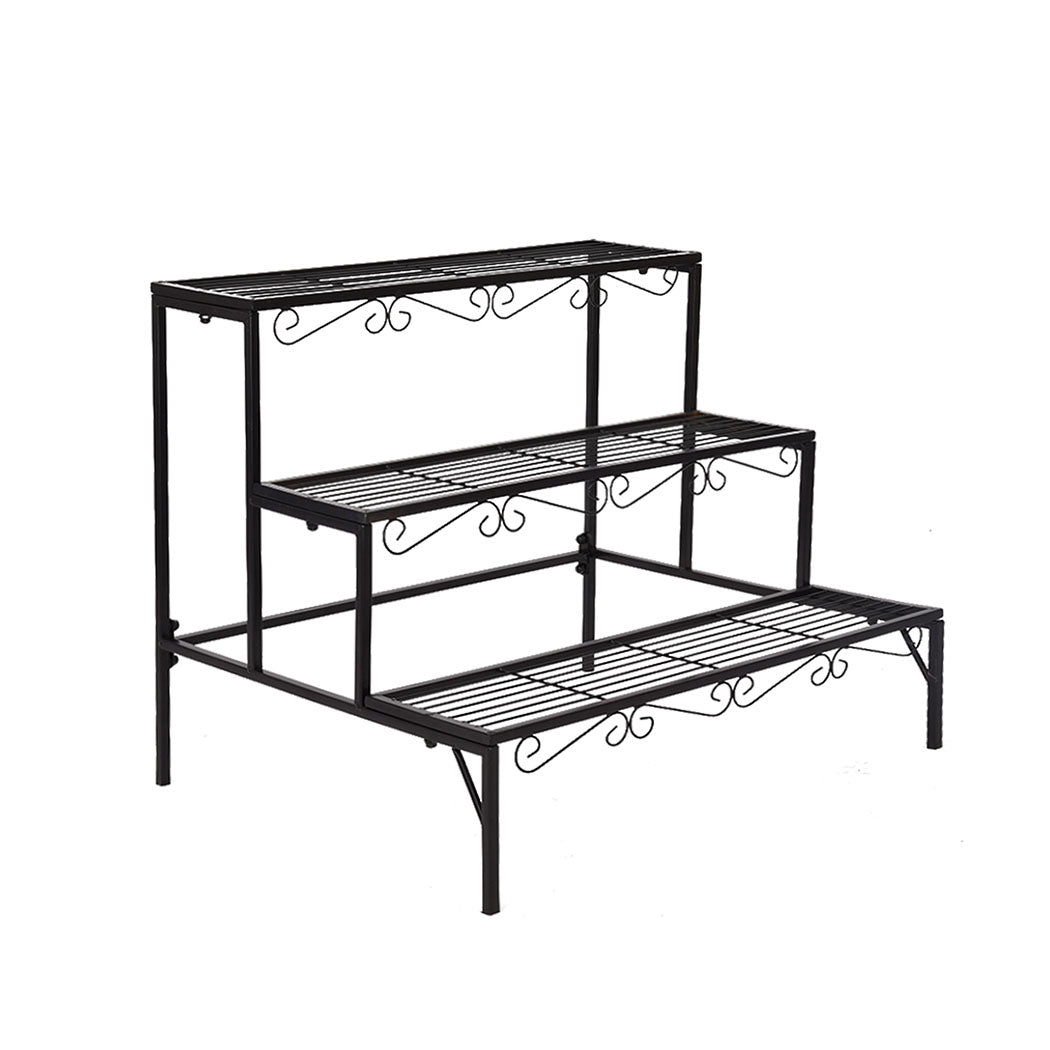Levede Plant Stand 3 Tier Rectangle-1954802658384678913