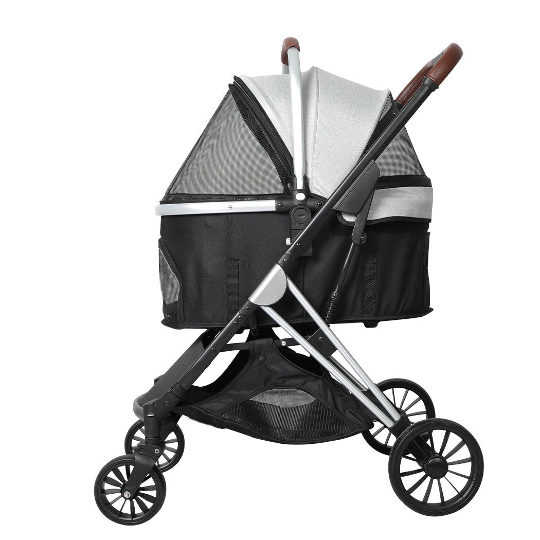 PaWz 4 Wheels Pet Stroller Dog Cat Pram-2018816887751839745