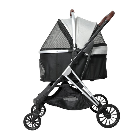 PaWz 4 Wheels Pet Stroller Dog Cat Pram-2018816887751839745
