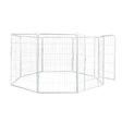 PaWz 8 Panel 40'' Pet Dog Playpen Puppy White 2.5kg Venison-2018816907372793857