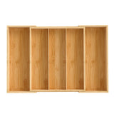 Toque Bamboo Expandable Kitchen Drawer Organizer Storage-2006732763281100801