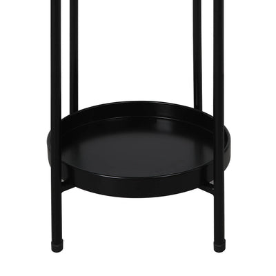 Levede 2 Tier Plant Stand Outdoor Indoor Black Large