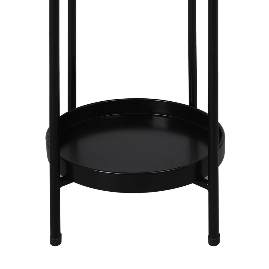 Levede 2 Tier Plant Stand Outdoor Indoor Black Large-2018816746772893697
