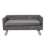 PaWz Pet Sofa Bed Dog Warm Soft Lounge Grey