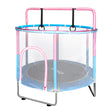 Centra 55" Kids Trampoline Rebounder Pink-2006732697984176129