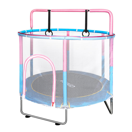 Centra 55" Kids Trampoline Rebounder Pink-2006732697984176129
