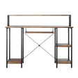 Levede Office Gaming Computer Desk Brown-2006732839713902593