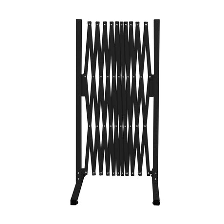Garden Security Fence Gate Expandable Black-2018816904248037377