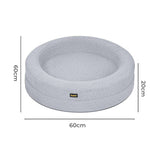 Pawz Pet Orthopedic Calming Bed Memory Foam Dog Sofa - Front View