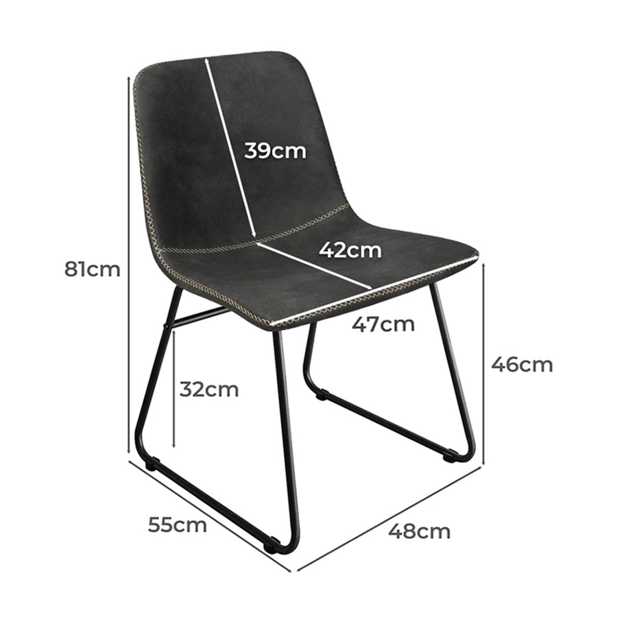 Levede 8x Dining Chairs Kitchen Table-2006732732784316418