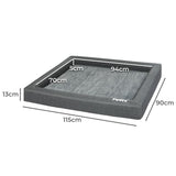 PaWz Memory Foam Pet Bed Calming Dog XL X-Large - Front View