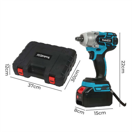 Traderight Impact Wrench 21V Cordless,73pcs,550Nm 2x4.0Ah-1960920173313658882