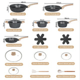 Toque 16-Piece Non Stick Cookware Set Kitchen Fry Pan-2011971112979795970