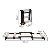 Spector Bike Roller Adjustable Bicycle Black - Front View