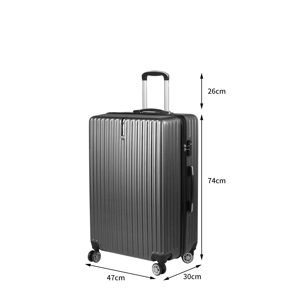 Slimbridge 28" Inch Luggage Suitcase Grey 28 inch-2006733062993481730