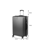 Slimbridge 28" Inch Luggage Suitcase Grey 28 inch-2006733062993481730