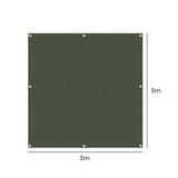 Polyester Canvas Tarp Tarpaulin Sun 3x3 Meter-2018816744935788546