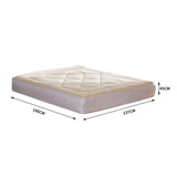 DreamZ Mattress Topper 100% Wool Underlay Double - Front View