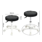 Levede 4x Rolling Bar Stool Swivel Salon SPA Chair Black-2018816867141029890