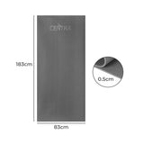 Centra Yoga Mat Non Slip 5mm Exercise Grey-2006732947113250818