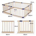 BoPeep Kids Playpen Wooden Baby Safety Medium-2006733211438288898
