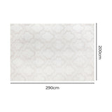 Marlow Floor Rugs Soft Shaggy 10mm Pile 200x290 - Front View