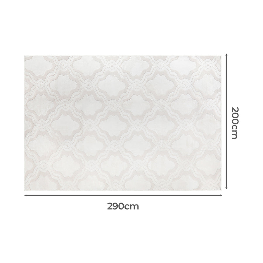 Marlow Floor Rugs Soft Shaggy 10mm Pile 200x290-2018816878801195010