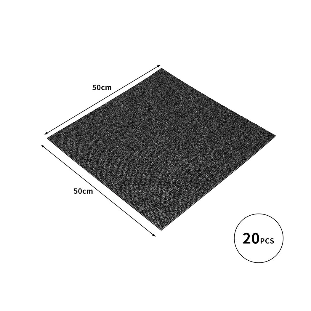 Marlow 20x Carpet Tiles 5m2 Box Heavy-2018816864817385474
