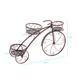 2x Levede Plant Stand Outdoor Indoor Bronze - Front View