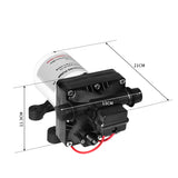 Traderight 12V Caravan Water Pump High - Front View