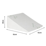 DreamZ Bedding Wedge Pillow Memory Foam White 30-2006733151178723330