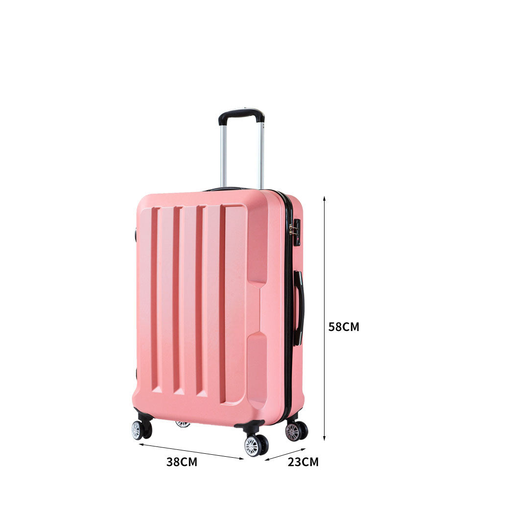 Slimbridge 20" Travel Luggage Lightweight Rose Gold 20 inch-1954802802144448514